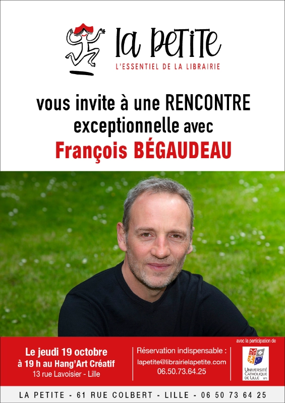 Rencontre avec François BÉGAUDEAU – Un évènement Librairie La Petite